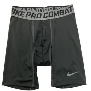 Nike Pro Combat‎ Shorts Youth Medium Black Athletic Compression Shorts